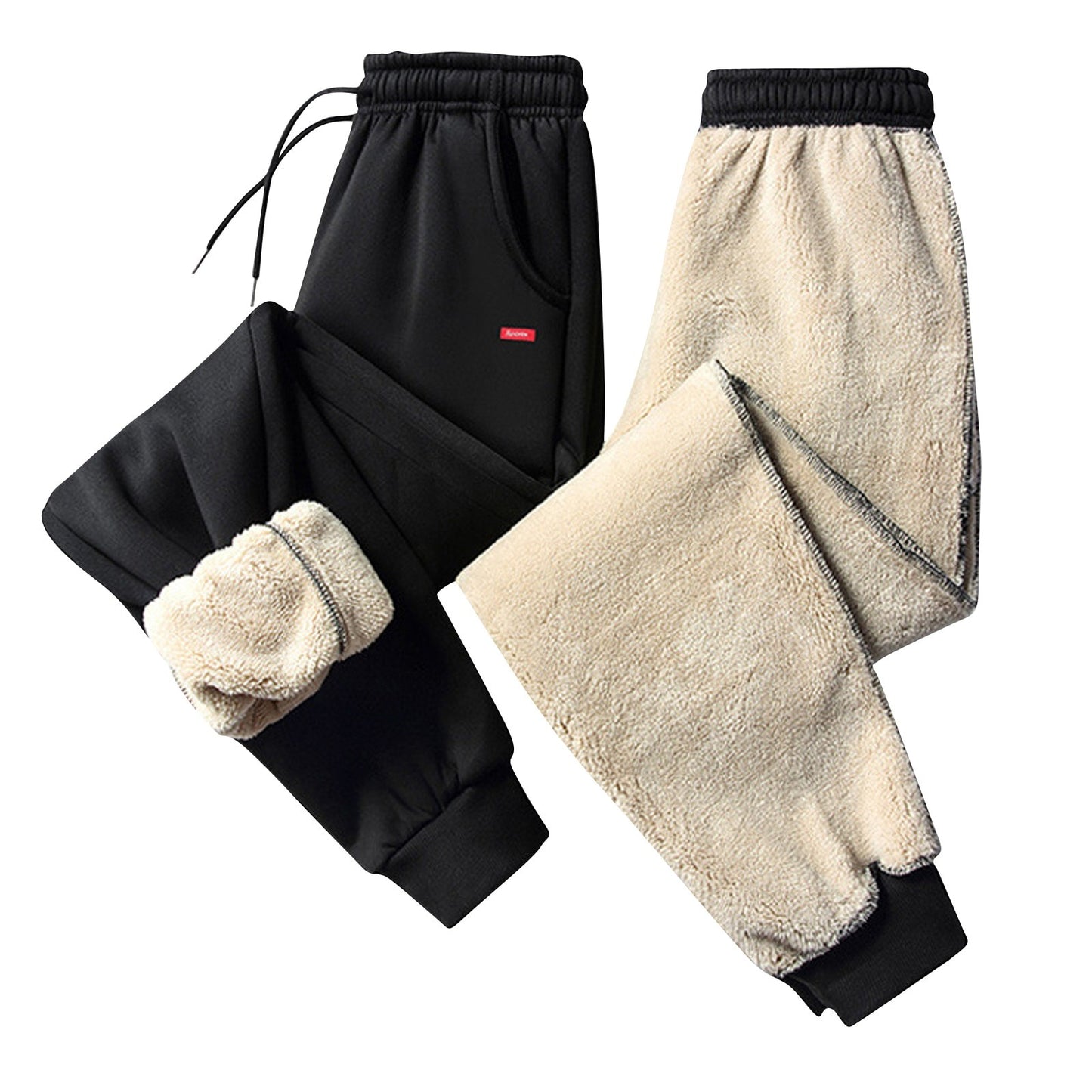 Men's Winter Sports Warm Sweatpants For Jogging Fleece Clothing Trousers - integrityhomedecor