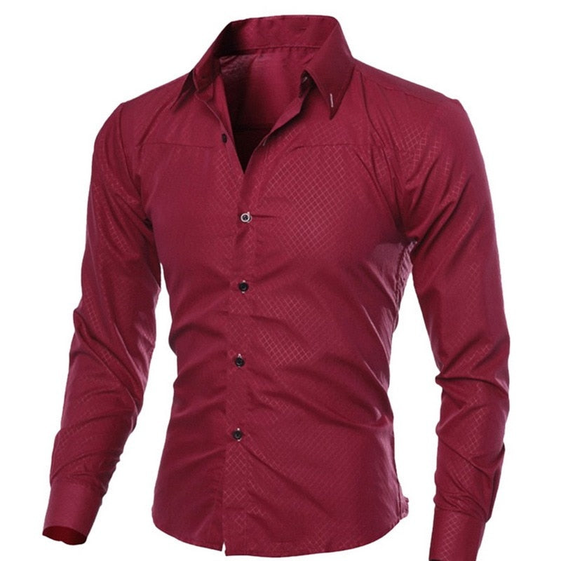 Men Dress Shirt Non Iron Long Sleeve - integrityhomedecor