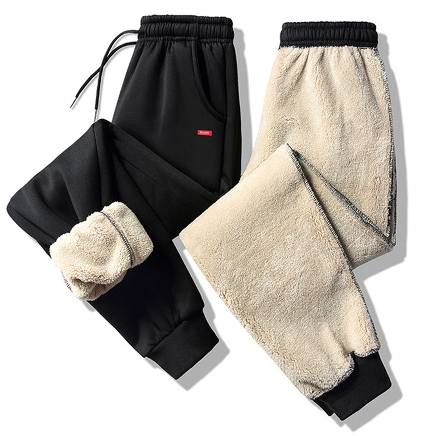 Men's Winter Sports Warm Sweatpants For Jogging Fleece Clothing Trousers - integrityhomedecor