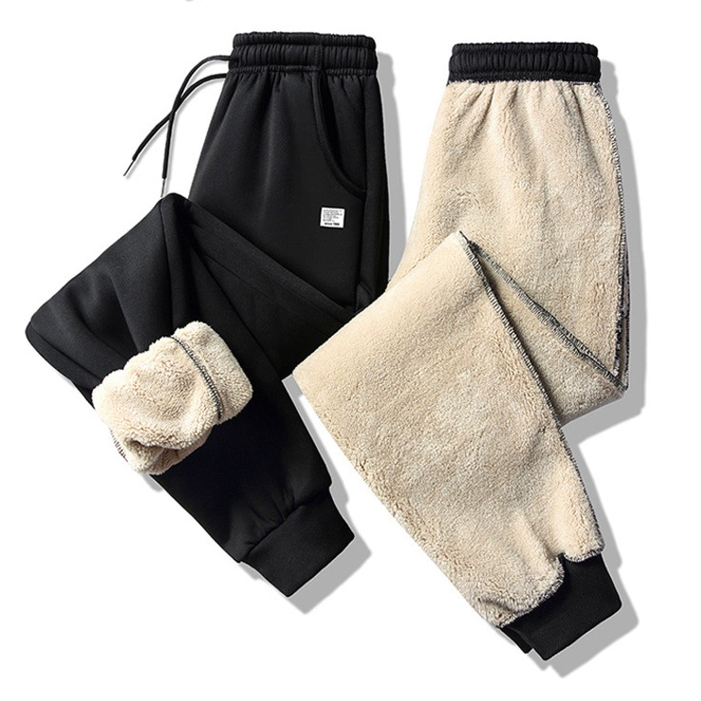 Men's Winter Sports Warm Sweatpants For Jogging Fleece Clothing Trousers - integrityhomedecor