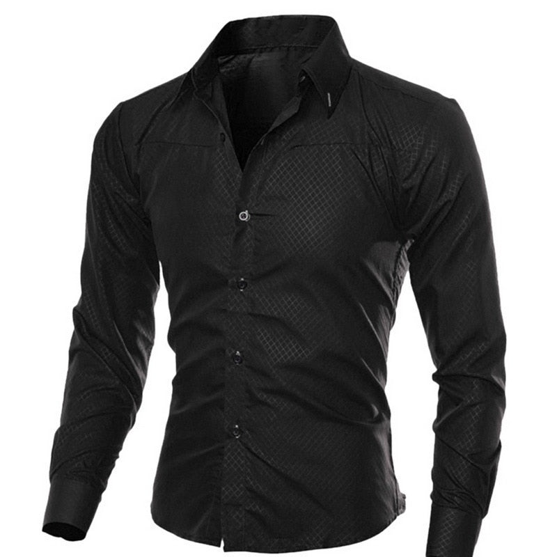 Men Dress Shirt Non Iron Long Sleeve - integrityhomedecor