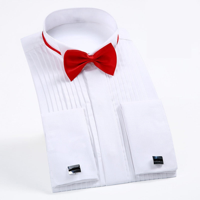 Men's French Cuff Tuxedo Shirt - integrityhomedecor