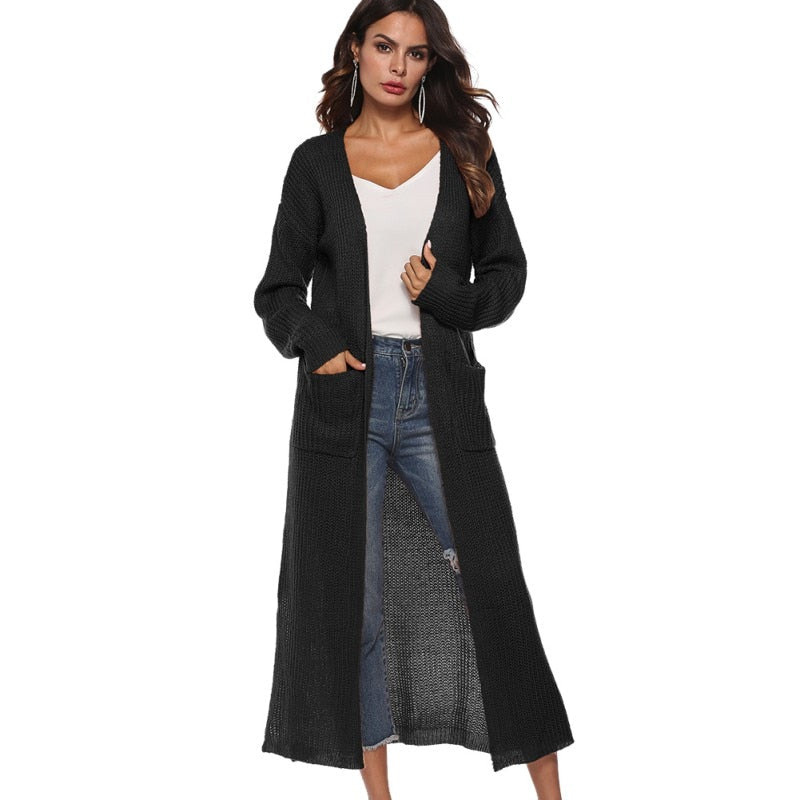 Women Long Cardigan Outerwear - integrityhomedecor