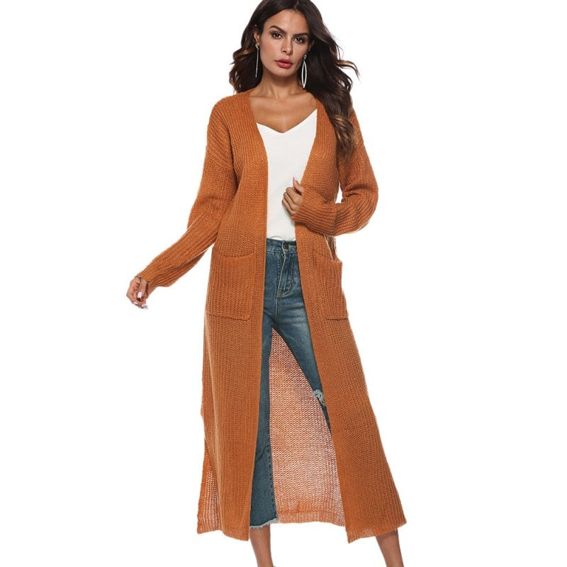 Women Long Cardigan Outerwear - integrityhomedecor