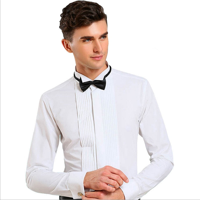 Men's French Cuff Tuxedo Shirt - integrityhomedecor