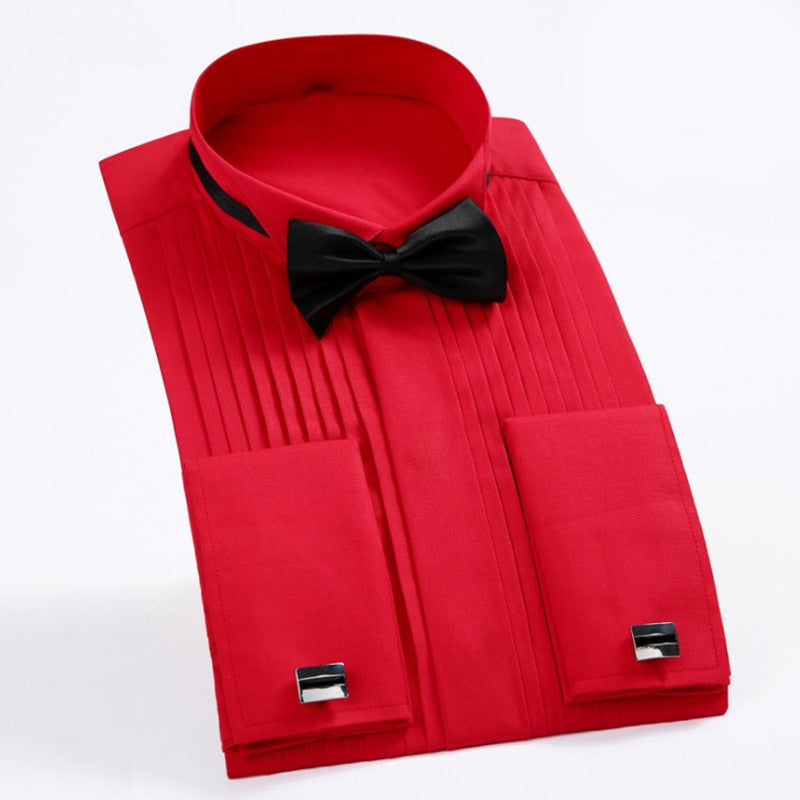 Men's French Cuff Tuxedo Shirt - integrityhomedecor