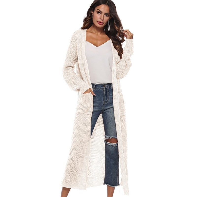 Women Long Cardigan Outerwear - integrityhomedecor