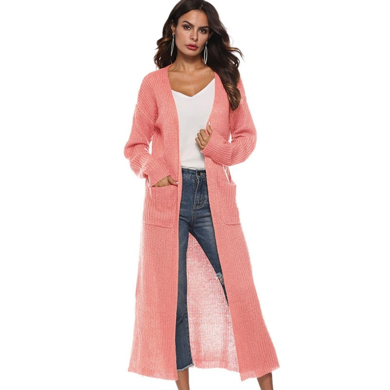 Women Long Cardigan Outerwear - integrityhomedecor