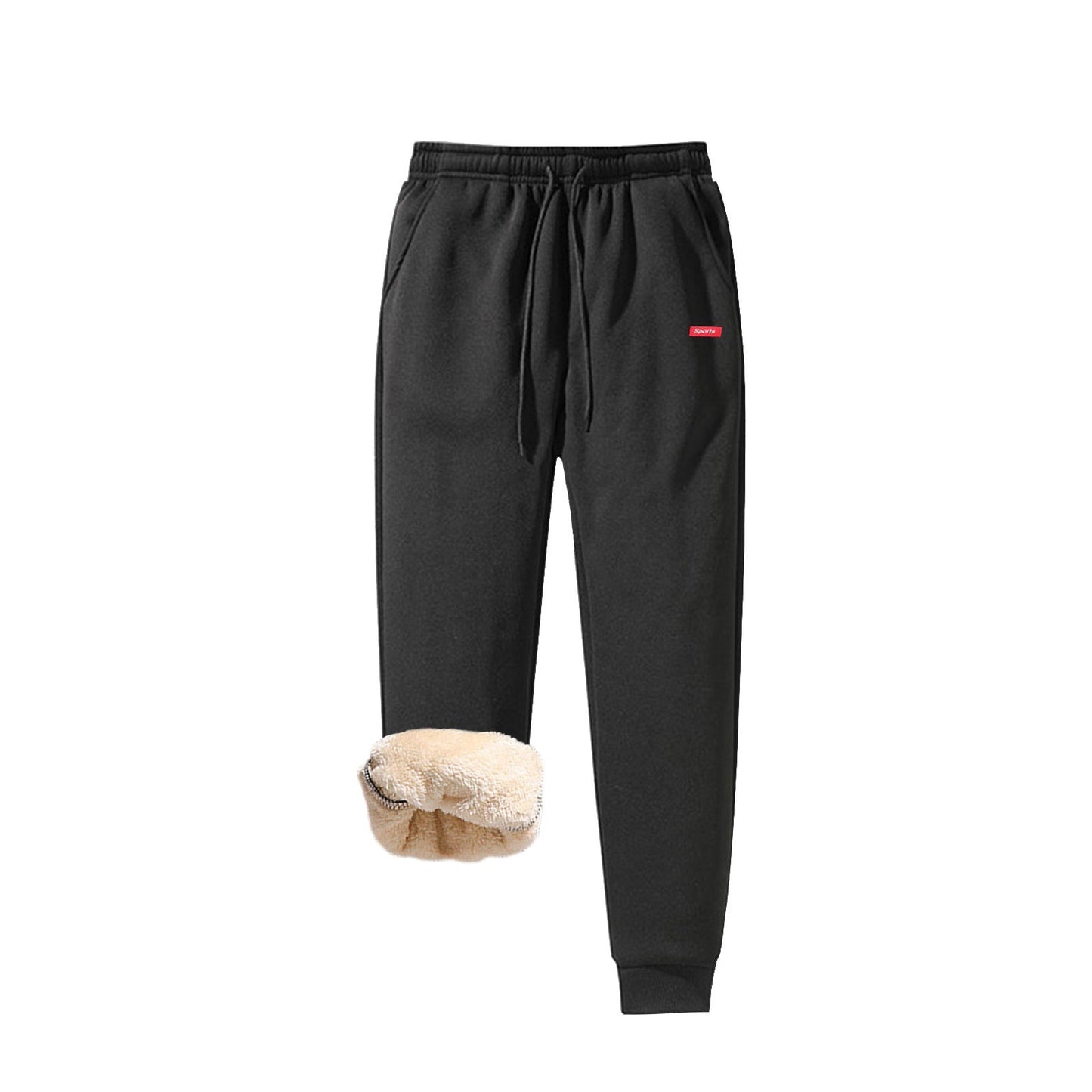 Men's Winter Sports Warm Sweatpants For Jogging Fleece Clothing Trousers - integrityhomedecor