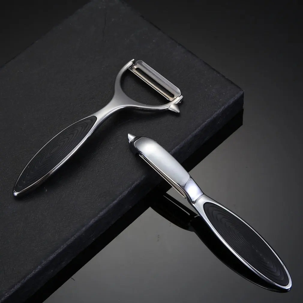 2 Pcs Ultra Sharp Stainless Steel Fruit Vegetable Peeler Top Quality Cutter Fruit Melon Planer ABS Handle Peeler Kitchen Gadget