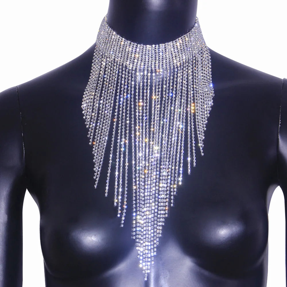 Long Tassel Necklace Jewellery for Women