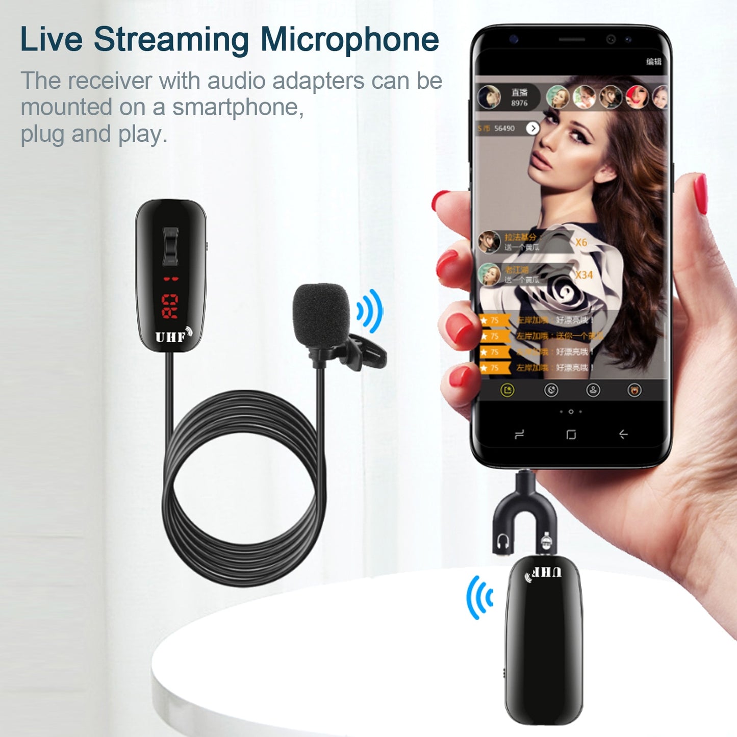 UHF Lapel Wireless Microphone - integrityhomedecor