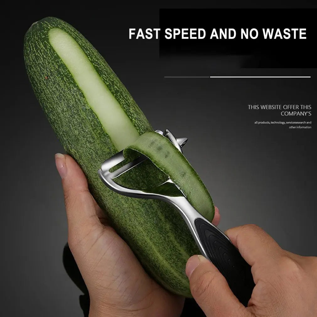 2 Pcs Ultra Sharp Stainless Steel Fruit Vegetable Peeler Top Quality Cutter Fruit Melon Planer ABS Handle Peeler Kitchen Gadget