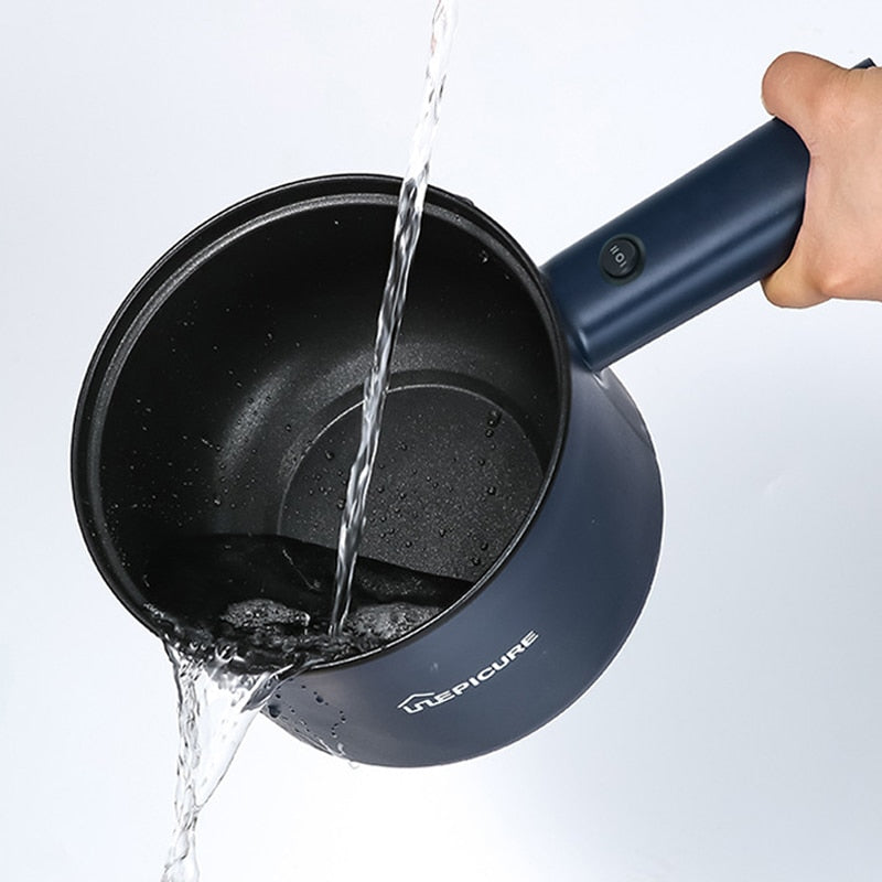 220V Mini Electric Cooker Multi-Function All-In-One Pot Double Layer Household Noodle Cooker Non-Stick Hot Pot Kitchen Tool - integrityhomedecor