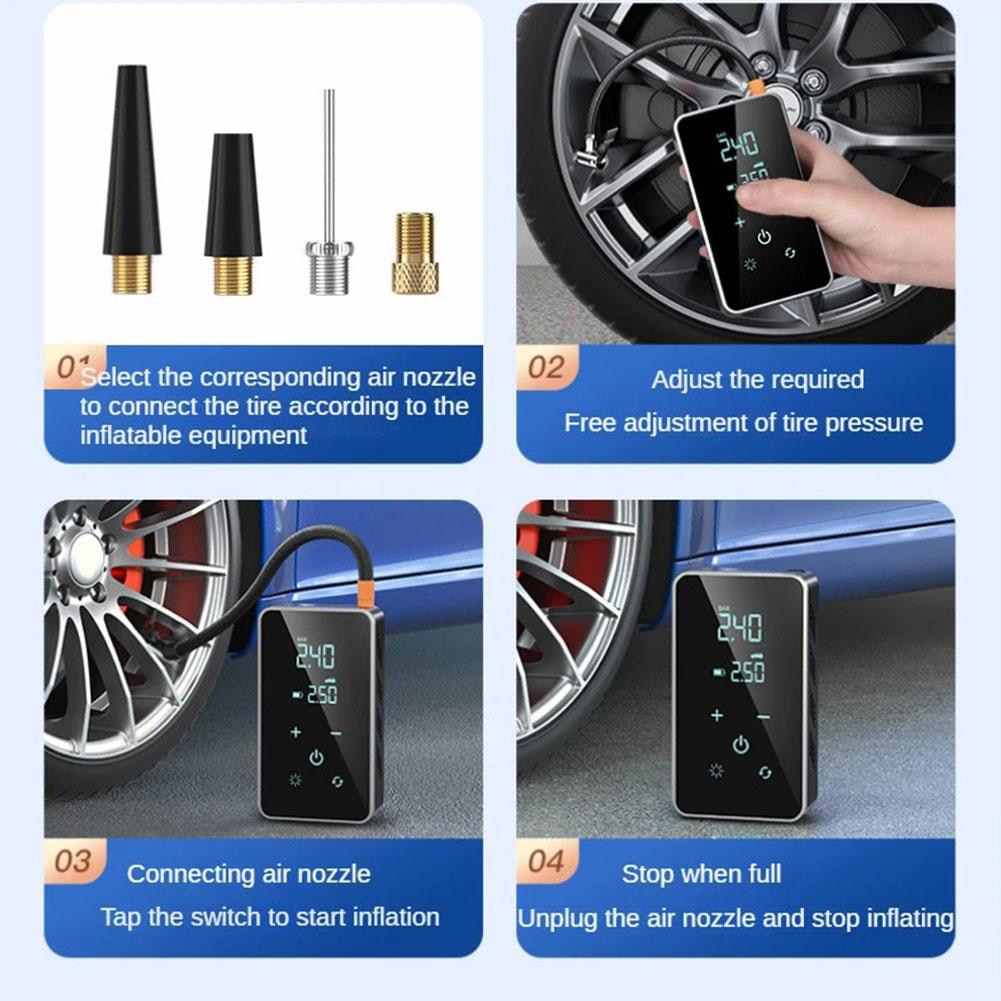 Portable Air Compressor LCD Display - integrityhomedecor