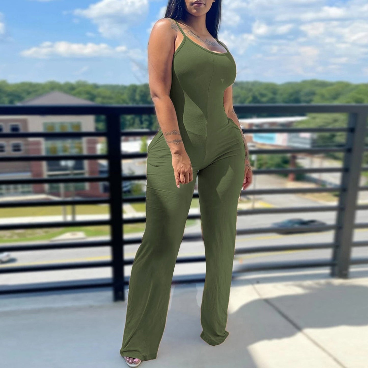 Ladies Off Shoulder Jumpsuits - integrityhomedecor