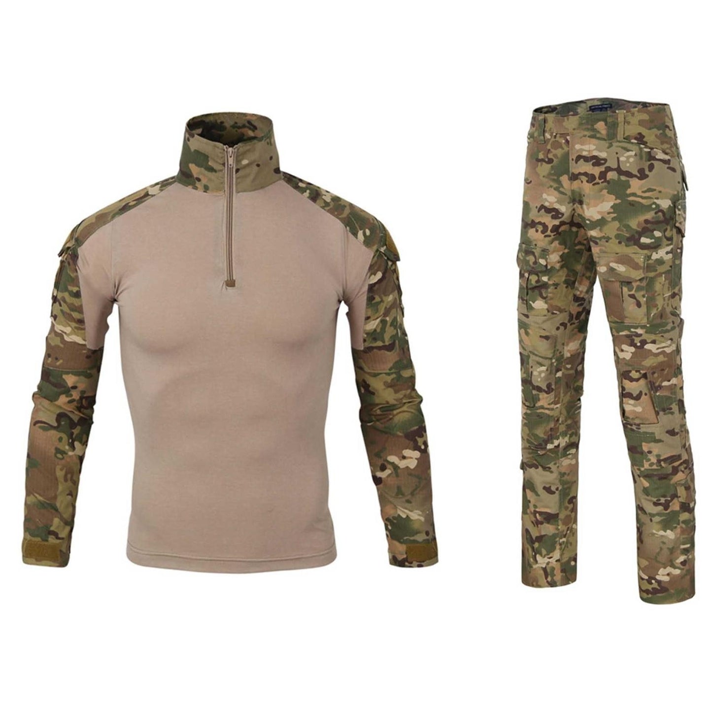 men's Camping Camo Shirts Cargo Pants - integrityhomedecor
