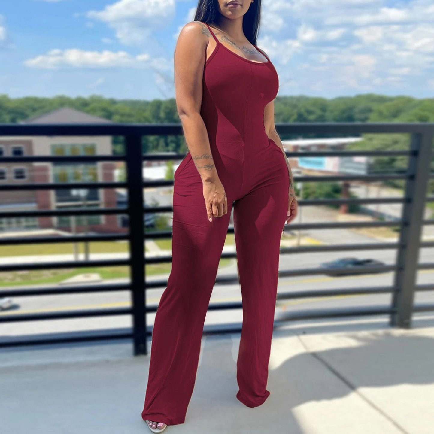 Ladies Off Shoulder Jumpsuits - integrityhomedecor