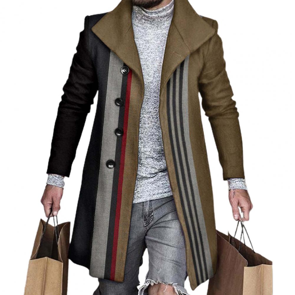 Single-breasted Loose Fit Overcoat - integrityhomedecor