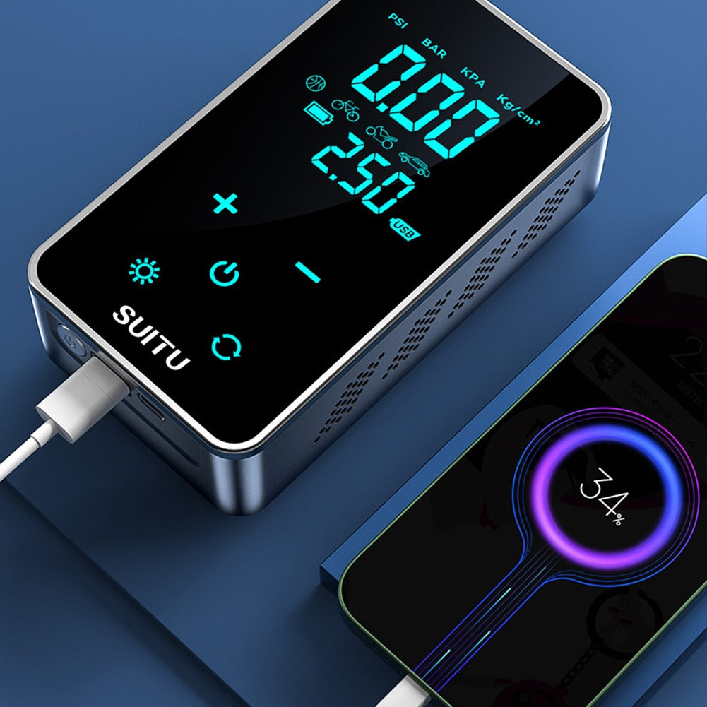 Portable Air Compressor LCD Display - integrityhomedecor