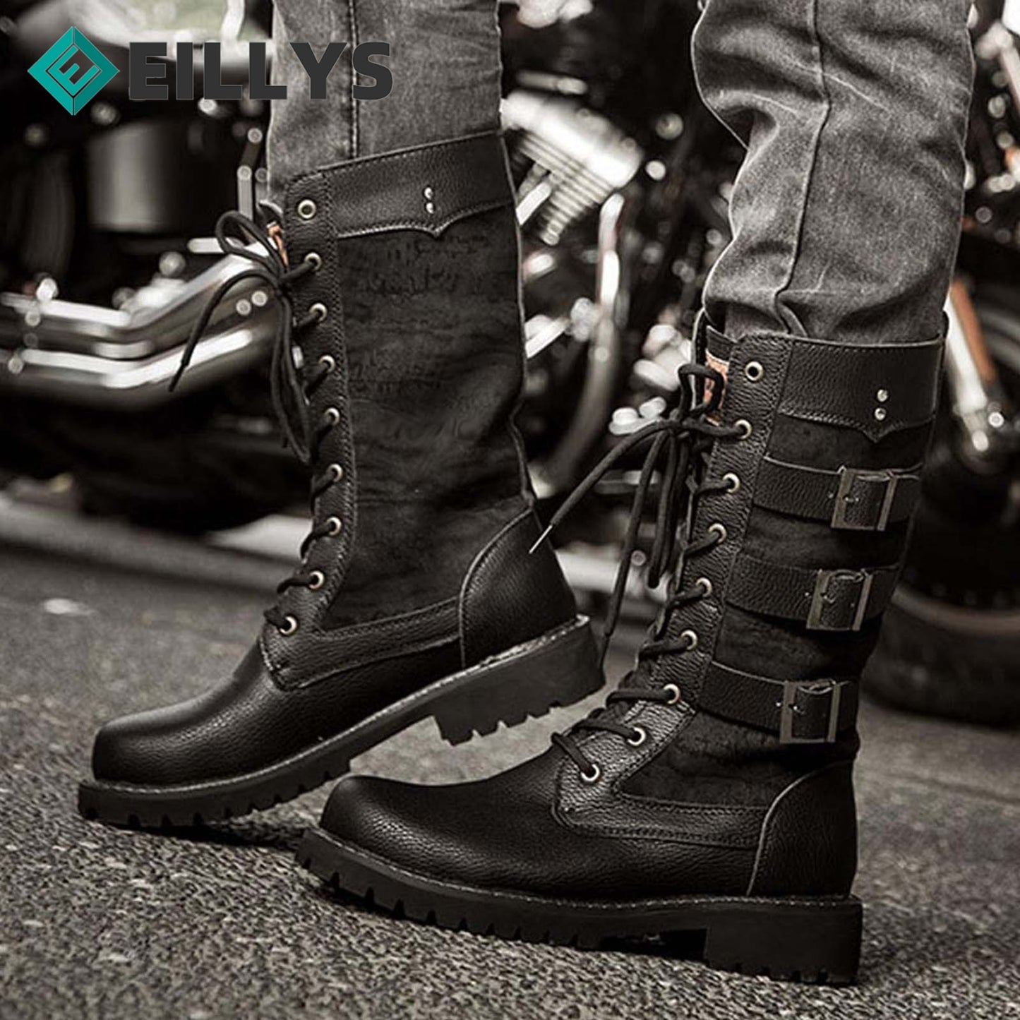 Men's Leather Boots Lace Up - integrityhomedecor