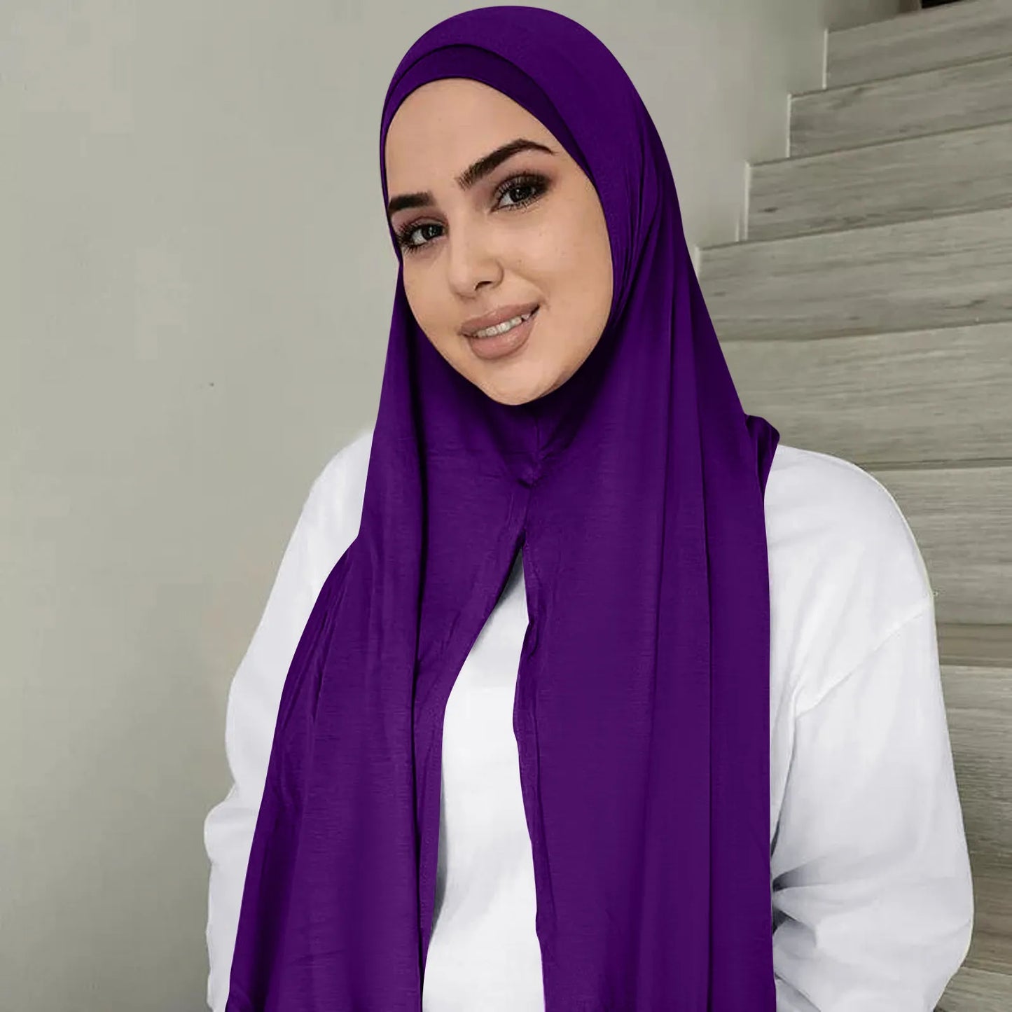 Hijab Plain Chiffon Scarves For Women - integrityhomedecor