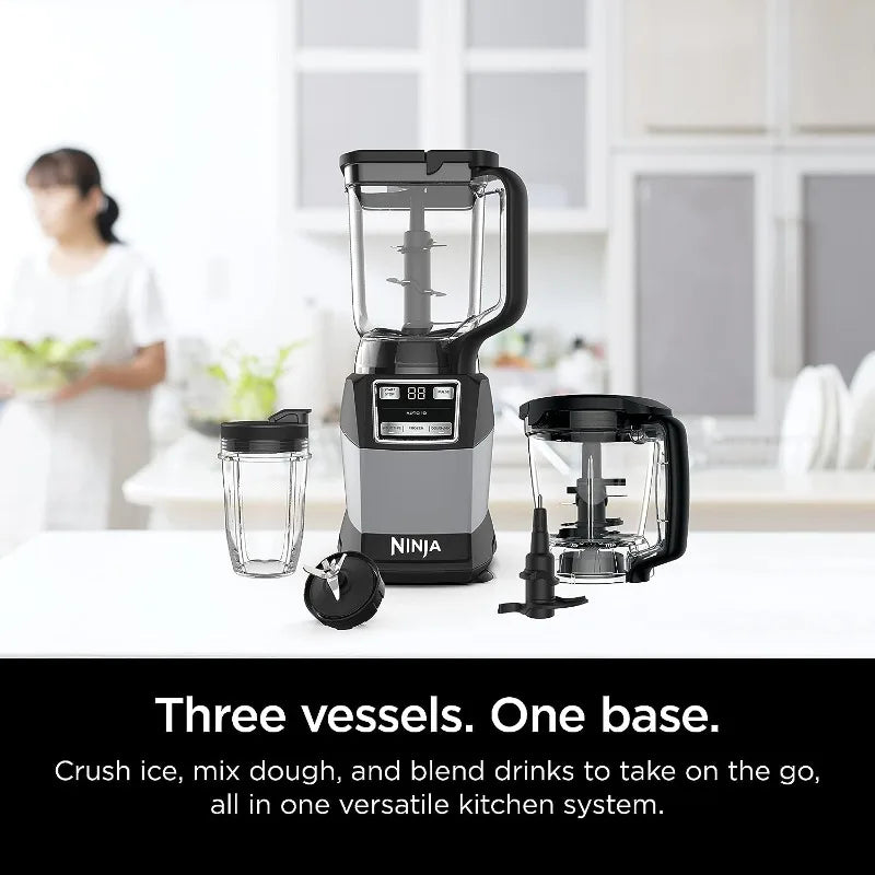 Ninja Compact 3 Function Blender with Auto-IQ, 72-oz.