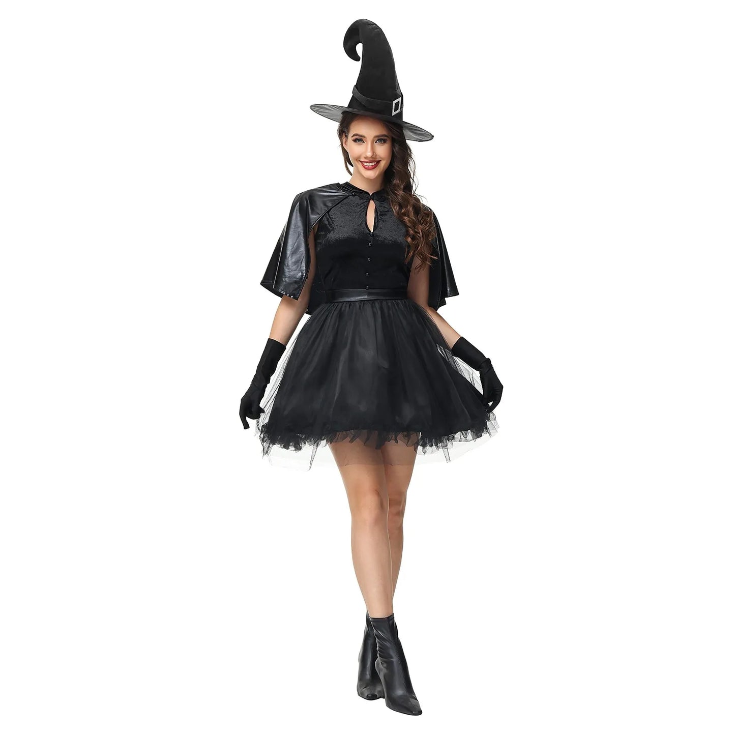 Ladies Halloween Witch Dress Costume - integrityhomedecor