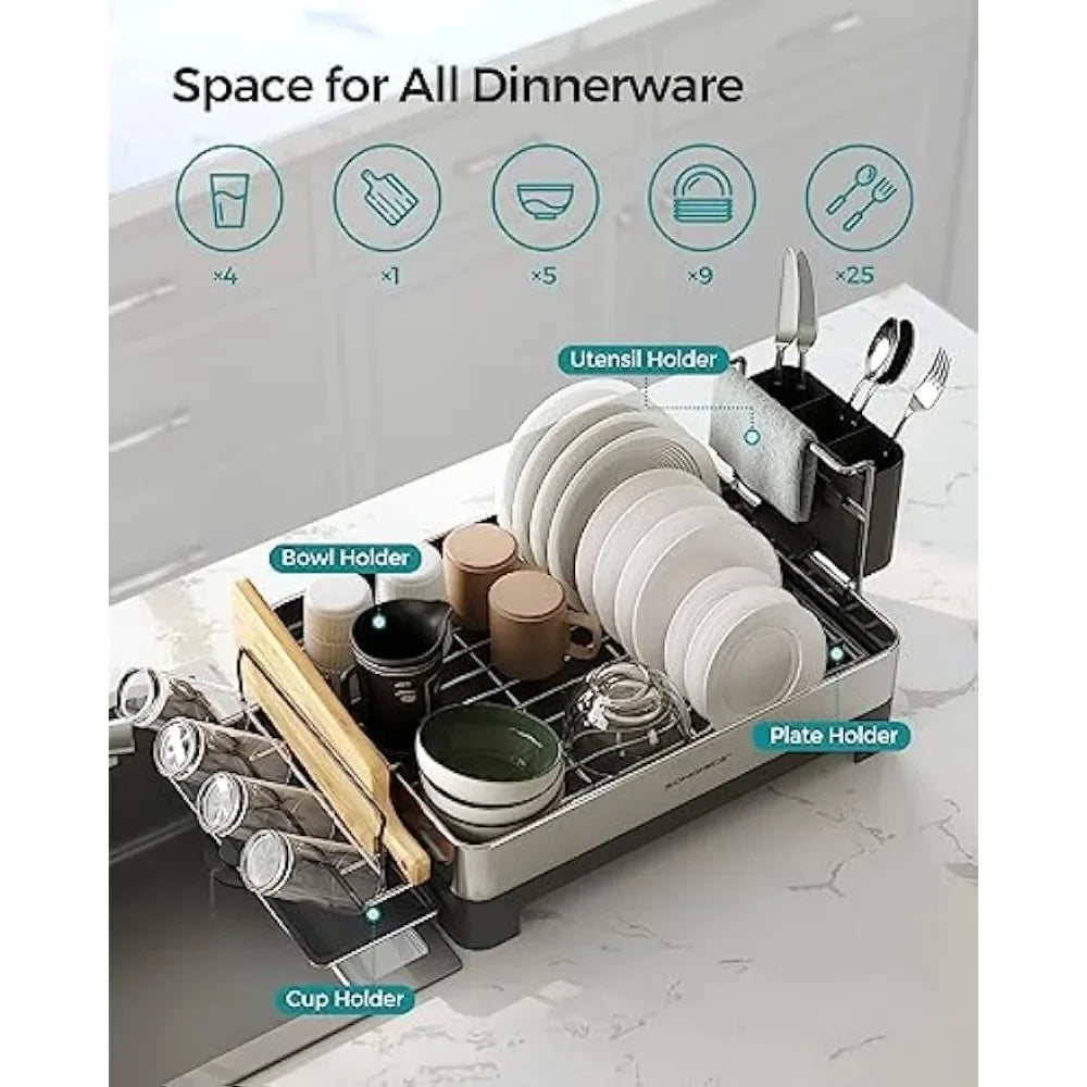 Dish Drying Rack, Stainless Steel