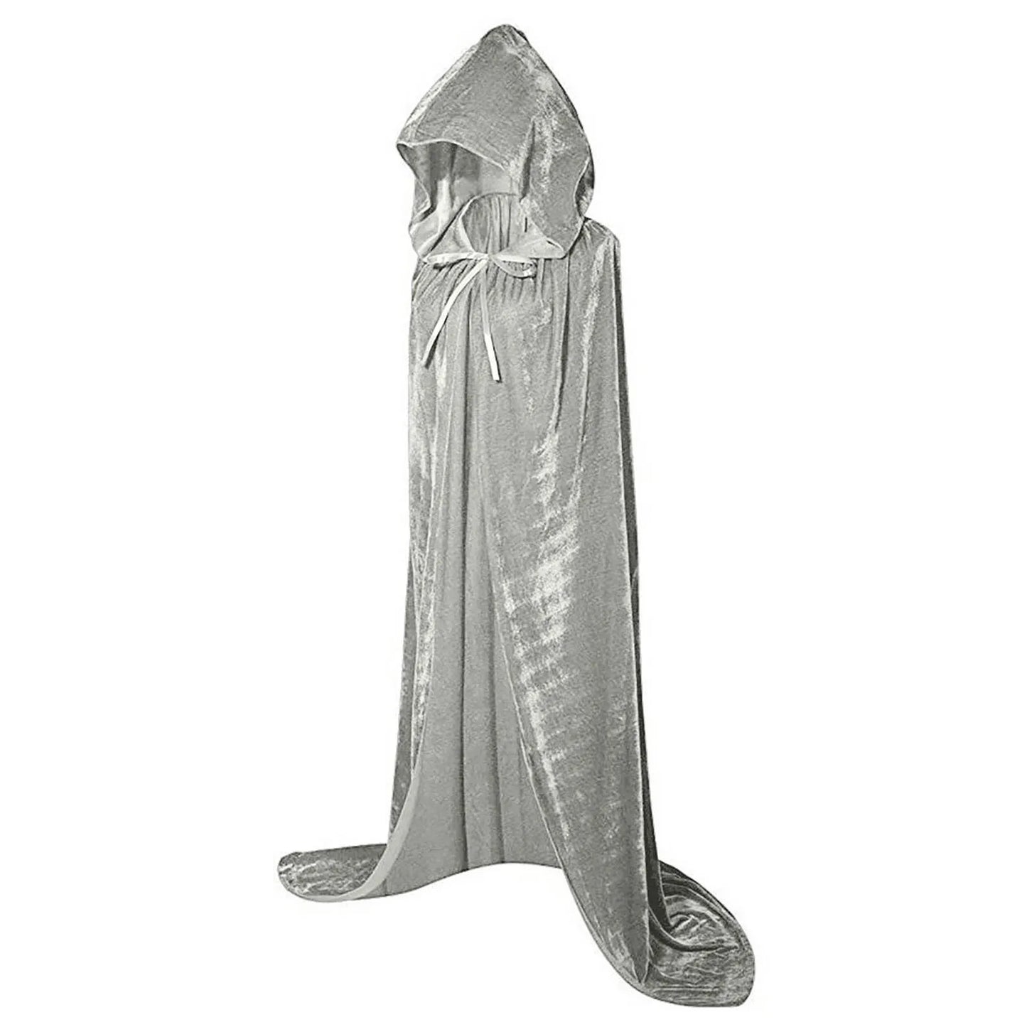 Hooded Cape Adult Unisex Long solid Costume for Halloween Party - integrityhomedecor