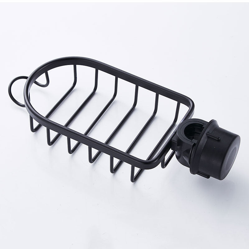 Kitchen Space Aluminum Sink Drain Rack Sponge Storage Faucet Holder Soap Drainer Shelf Basket Organizer Bathroom Accessories - integrityhomedecor