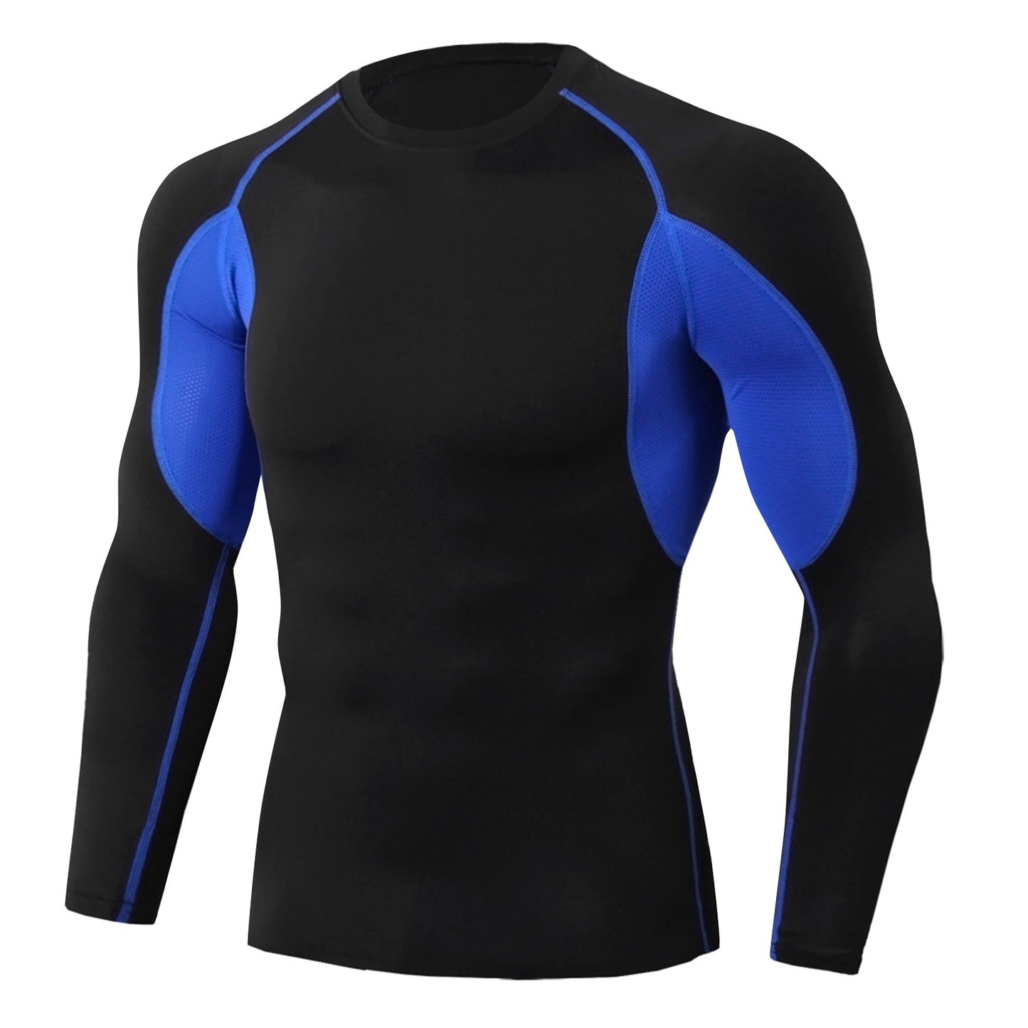 Men's Compression Under Layer Top Long Sleeve Sports - integrityhomedecor