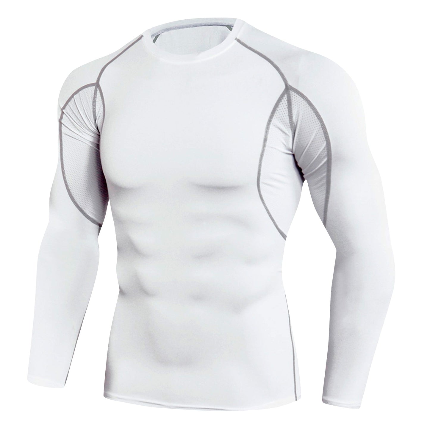 Men's Compression Under Layer Top Long Sleeve Sports - integrityhomedecor