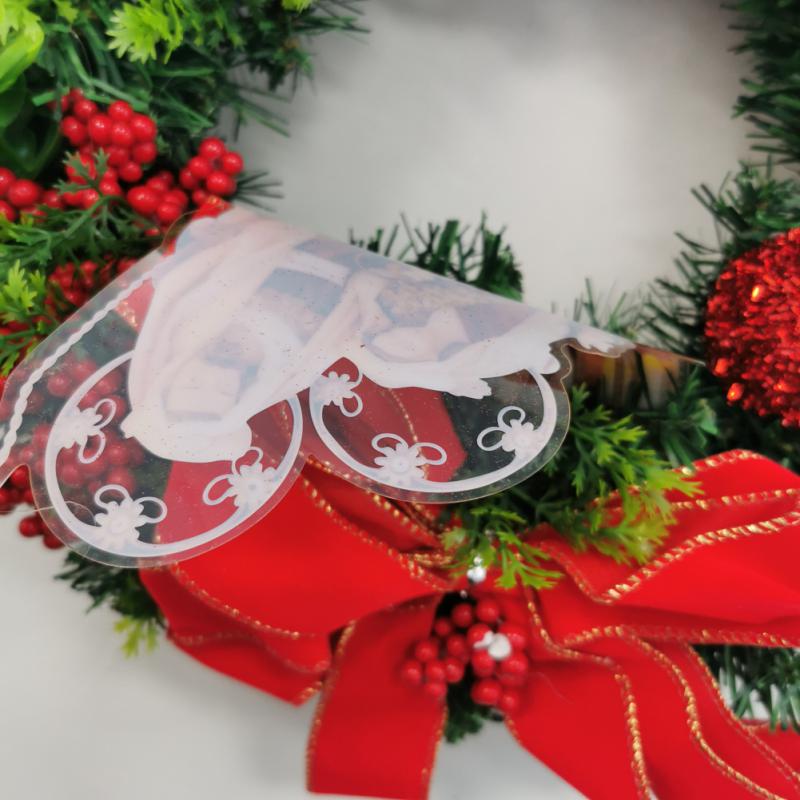 Sacred Christmas Wreath Image Of The Virgin-Mary - integrityhomedecor