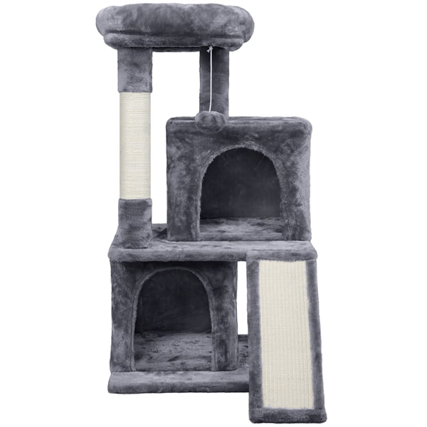 36" Cat Tree with Condo and Scratching Post Tower, cat furniture - integrityhomedecor