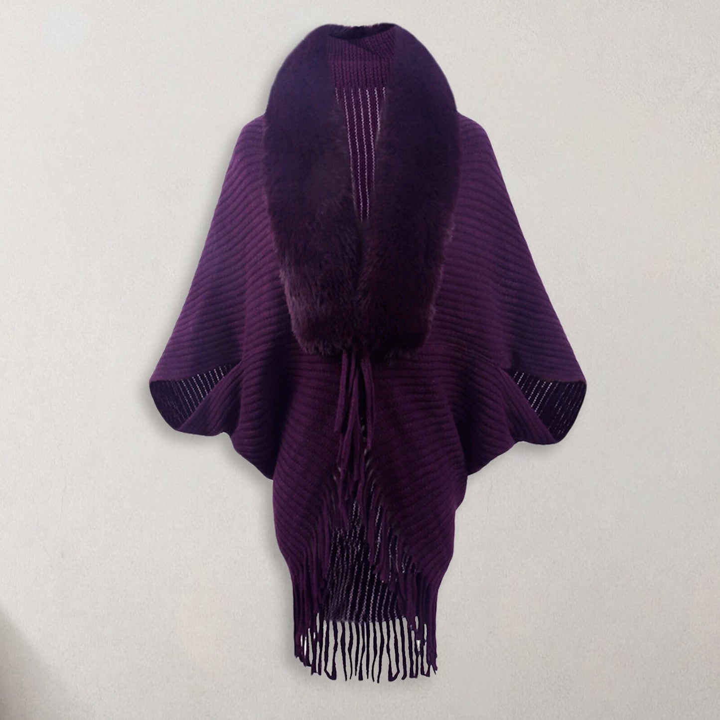 Women's Elegant Shawl V Neck Cardigan Knitted - integrityhomedecor