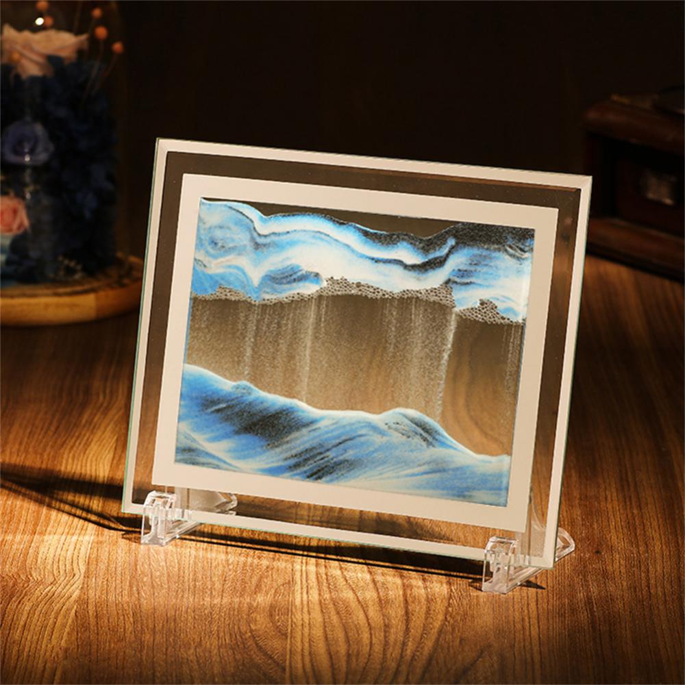 3d Moving Sand Picture Glass - integrityhomedecor