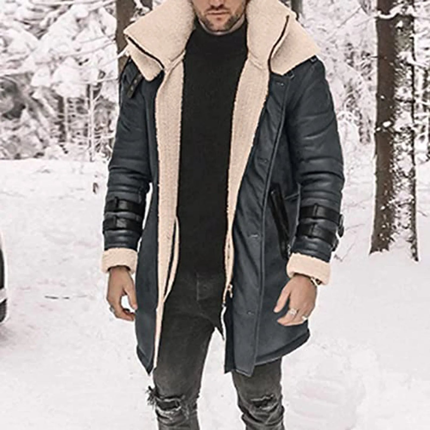 Men's jacket Coat Plush Thick Cardigan - integrityhomedecor