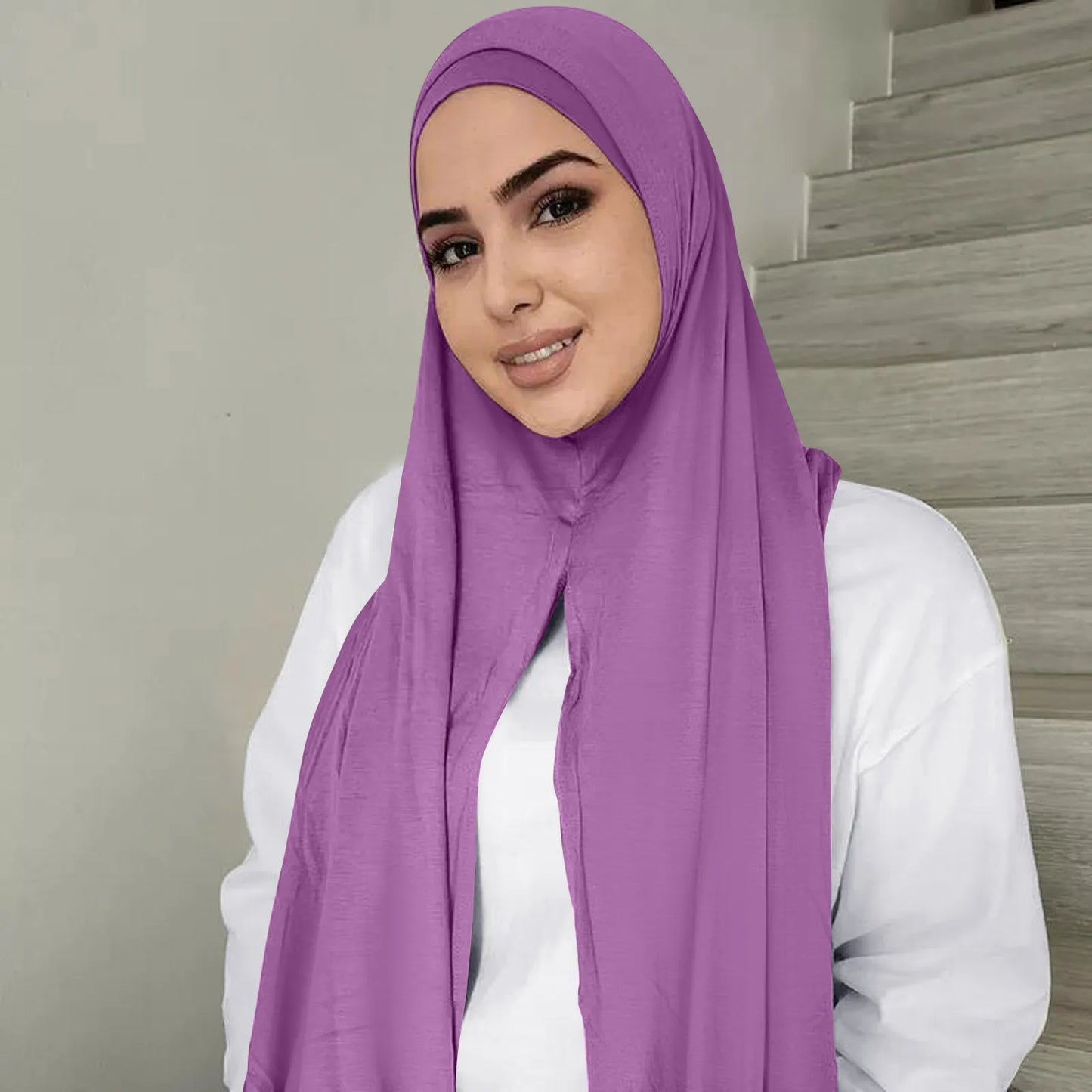 Hijab Plain Chiffon Scarves For Women - integrityhomedecor