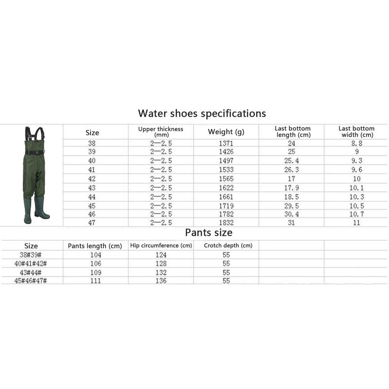 Nylon Breathable Waterproof Stocking Foot Fly Fishing Chest Waders Pant For Men And Women One-piece - integrityhomedecor