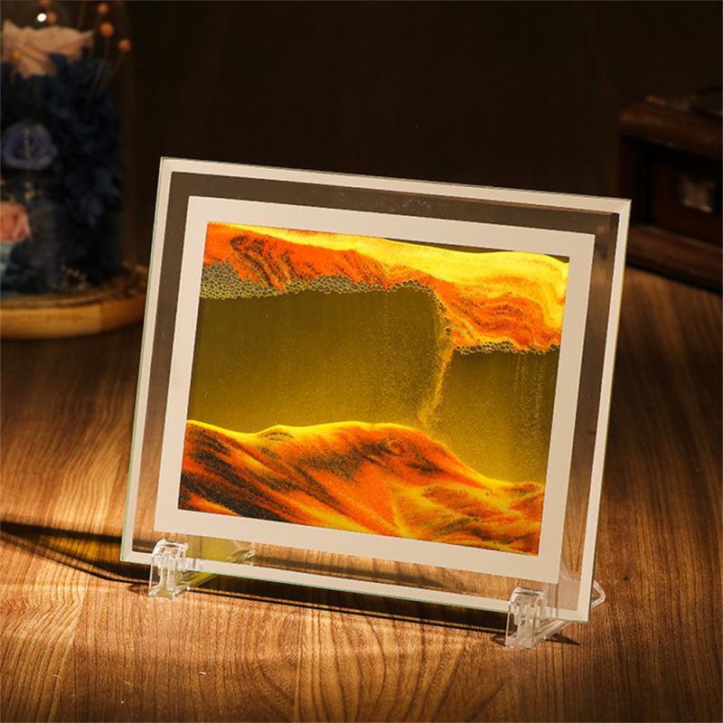 3d Moving Sand Picture Glass - integrityhomedecor
