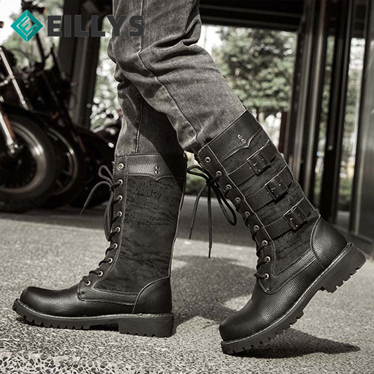 Men's Leather Boots Lace Up - integrityhomedecor