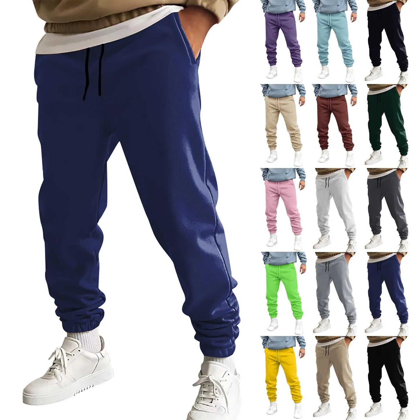 Men's Drawstring Lightweight Joggers Sweatpants - integrityhomedecor