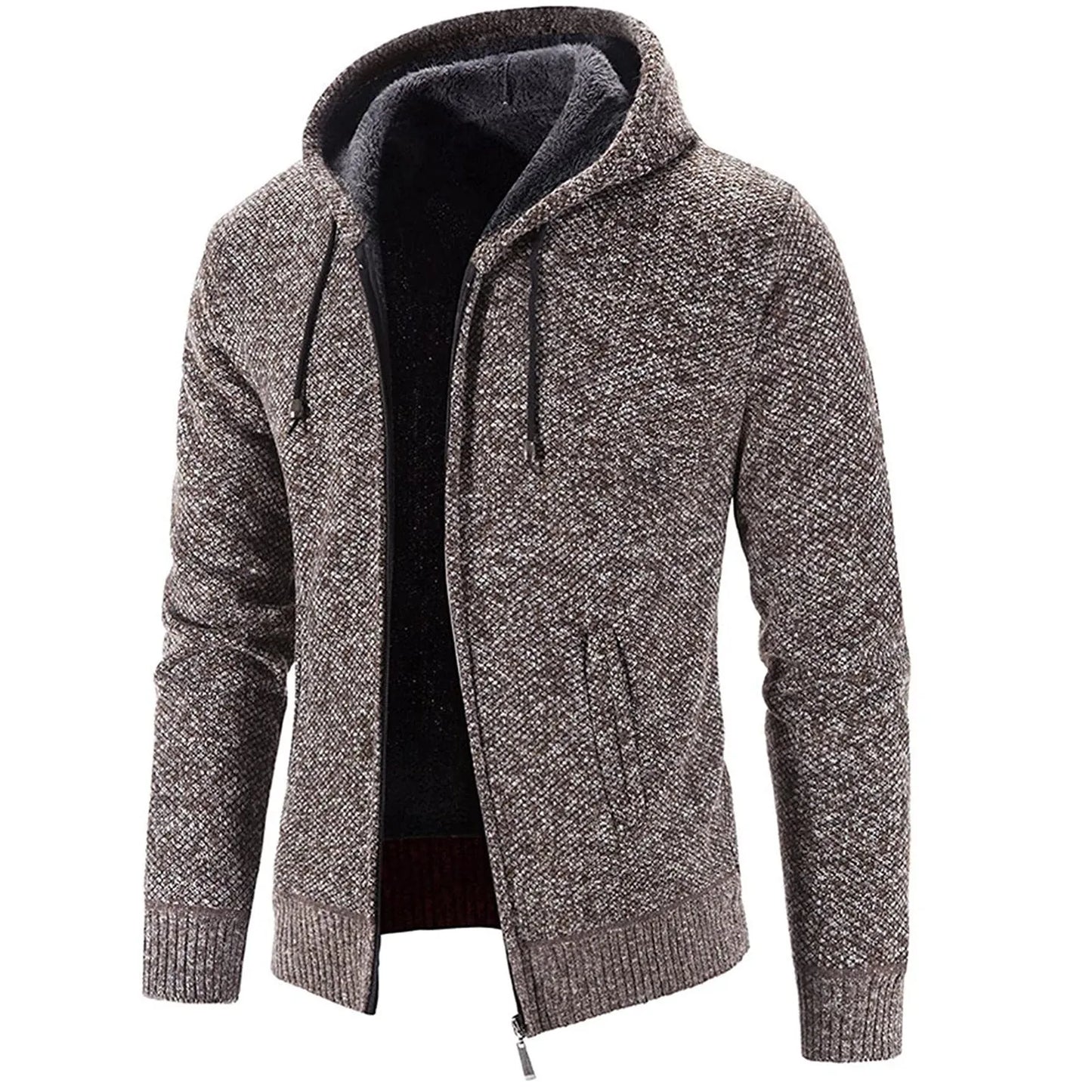 Men‘s jacket Hoodie Zipper Long Sleeve - integrityhomedecor