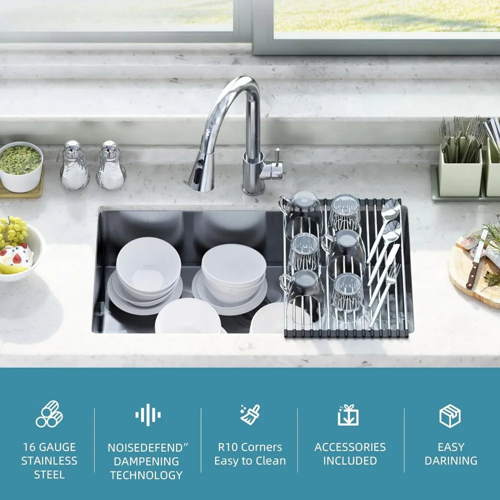 Kitchen Sink 30 Inch Stainless Steel Drying Rack