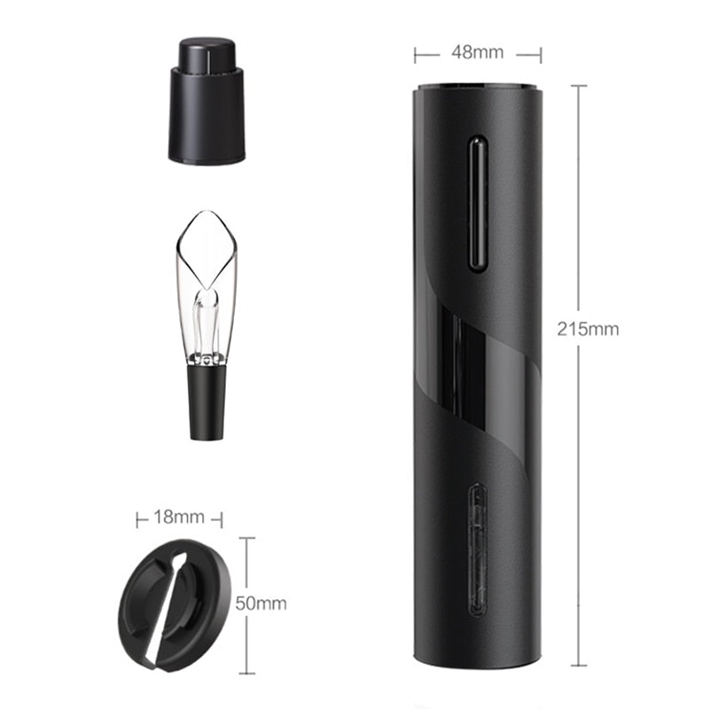 Electric Bottle Opener for Red Wine Foil Cutter Automatic Red Wine Openers Jar Opener Kitchen Accessories Gadgets Bottle Opener - integrityhomedecor