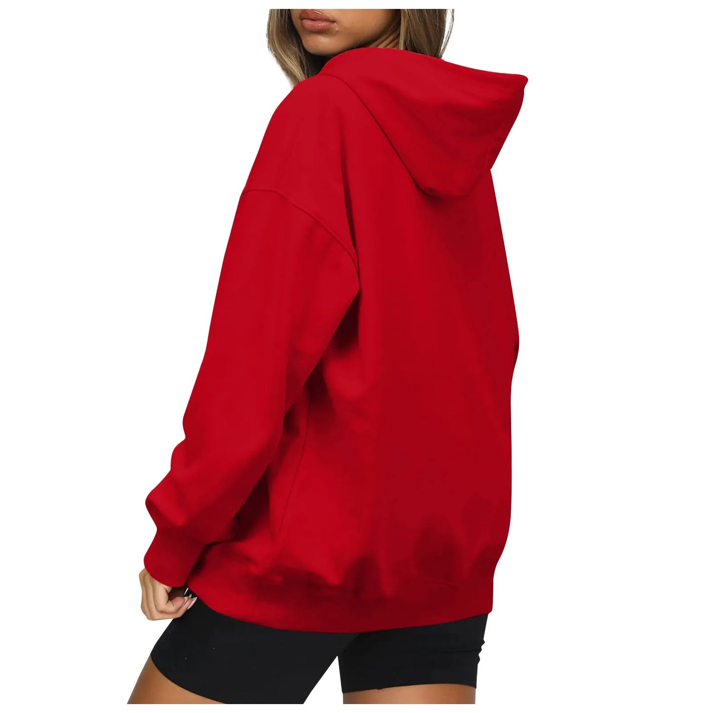 Women's Hoodies Loose Pocket Sweatshirt Pullover - integrityhomedecor