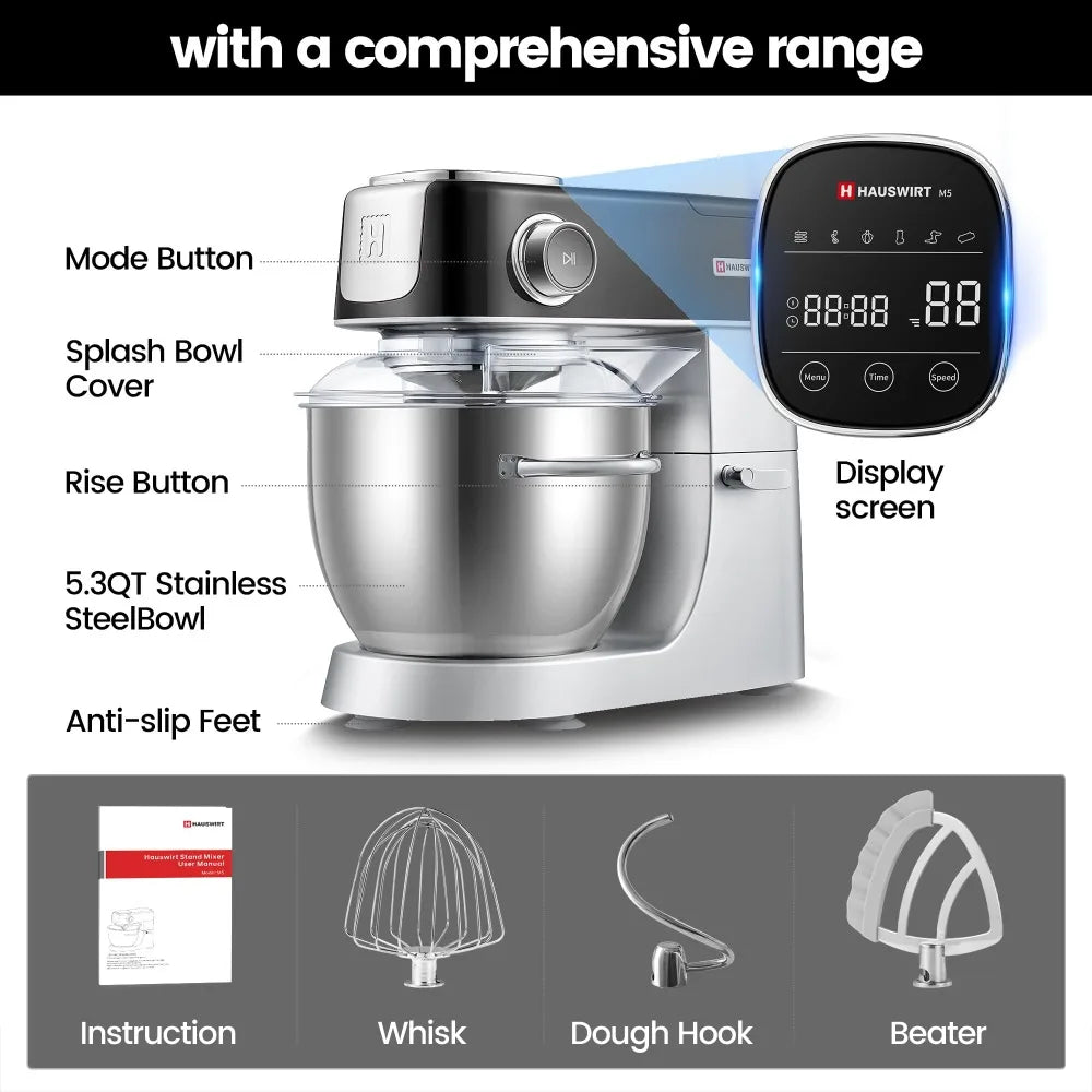 Electric Stand Mixer, 5.3QT