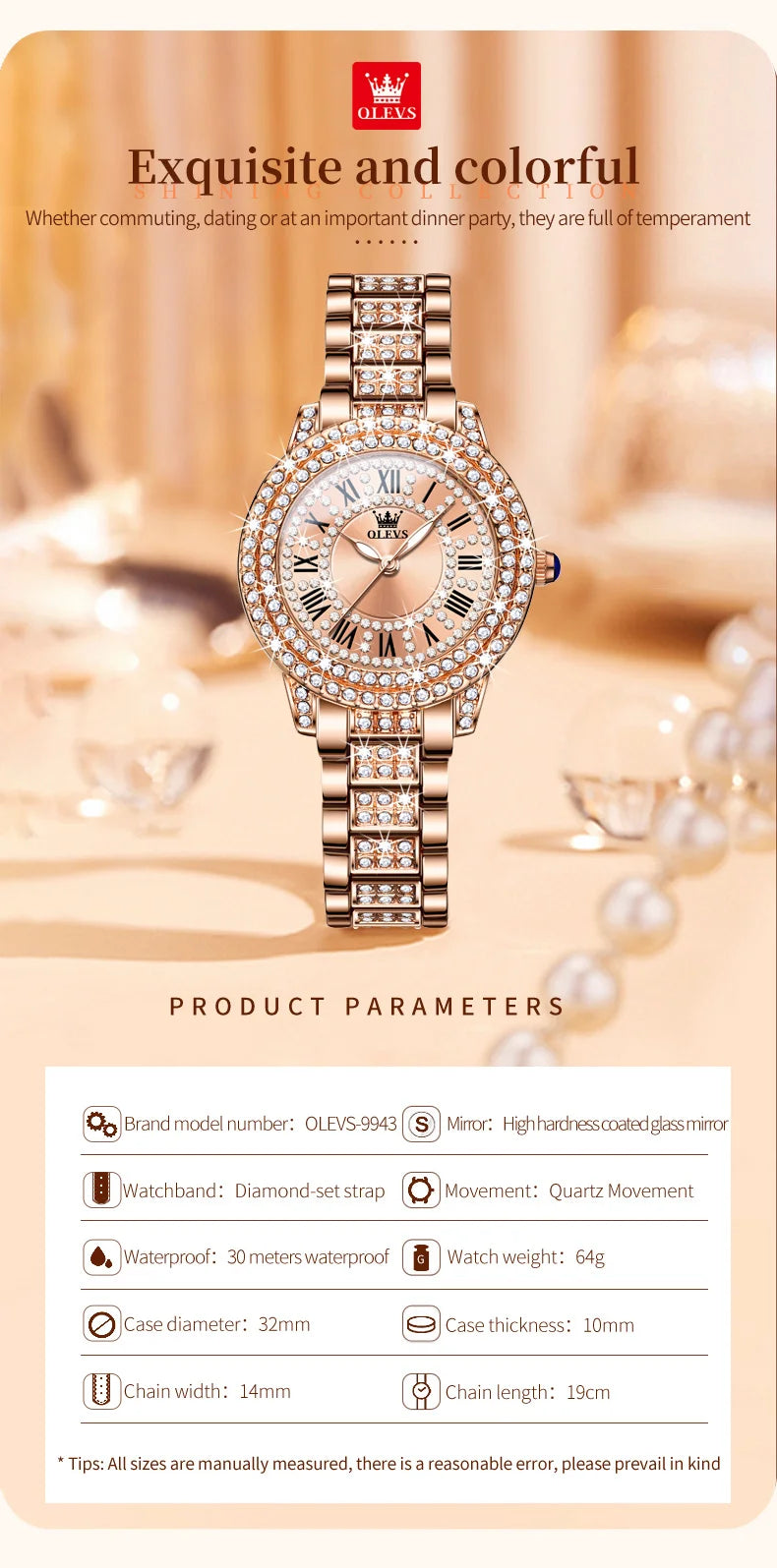 Quartz Women's Watch Stainless steel