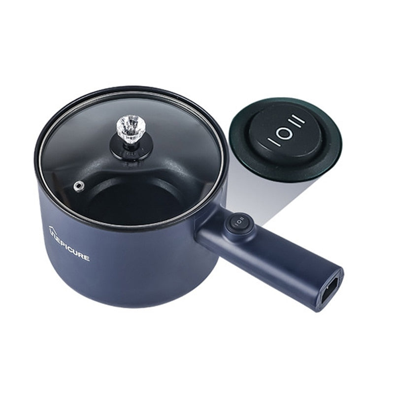 220V Mini Electric Cooker Multi-Function All-In-One Pot Double Layer Household Noodle Cooker Non-Stick Hot Pot Kitchen Tool - integrityhomedecor